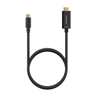 CABLE CONVERSOR USB-C A HDMI 4K30HZ USB-C M-HDMI M NEGRO 0.8M AISENS A109-0623