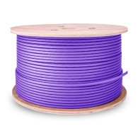 CABLE RJ45 LSZH CAT.6 UTP RIGID AWG23 CCA ALEACION VIOLETA 500M AISENS A135-0749
