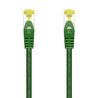 CABLE RED LATIGUILLO RJ45 LSZH CAT.7 SFTP AWG26 VERDE 2.0M AISENS A146-0483