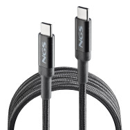 CABLE NGS CARGA RAPIDA DE USB C A USB C DE 2 M DE LONGITUD 65W
