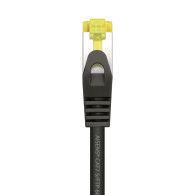 CABLE RED LATIGUILLO RJ45 LSZH CAT.7 SFTP AWG26 NEGRO 2.0M AISENS A146-0487