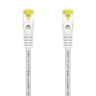 CABLE RED LATIGUILLO RJ45 LSZH CAT.7 SFTP AWG26 BLANCO 0.25M AISENS A146-0488