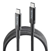 CABLE NGS CARGA RAPIDA DE USB C A USB C DE 3 M DE LONGITUD 65W
