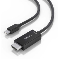CABLE CONVERSOR MINI DP A HDMI 4K60HZ MINI DPM-HDMIM NEGRO 2.0M AISENS A125-0888
