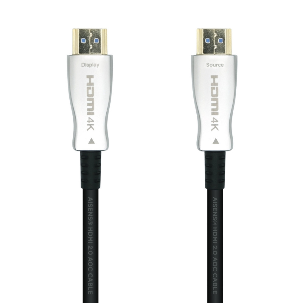 CABLE HDMI V2.0 AOC PREMI ALTA VELOCIDAD 4K60HZ18GBPS AM-AM NEGRO 20M A148-0378
