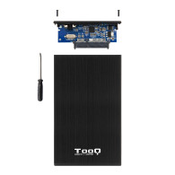 CAJA EXTERNA 2.5 TOOQ 95 MM SATA USB 3.0 NEGRA TOOQ TQE-2527B[L4A]