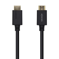 CABLE HDMI CERTIFICADO V2.1 8K 60HZ 48GBPS AM-AM NEGRO 3.0M AISENS A150-0424
