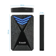 CAJA EXTERNA 2.5 TOOQ GAMING SATA USB3.0 3.1 GEN1 LEDS AZUL TQE-2550BL