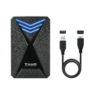 CAJA EXTERNA 2.5 TOOQ GAMING SATA USB3.0 3.1 GEN1 LEDS AZUL TQE-2550BL