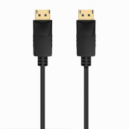 CABLE DISPLAYPORT V1.2 CCS 4K60HZ DPM-DPM NEGRO 0.5M AISENS A124-0737