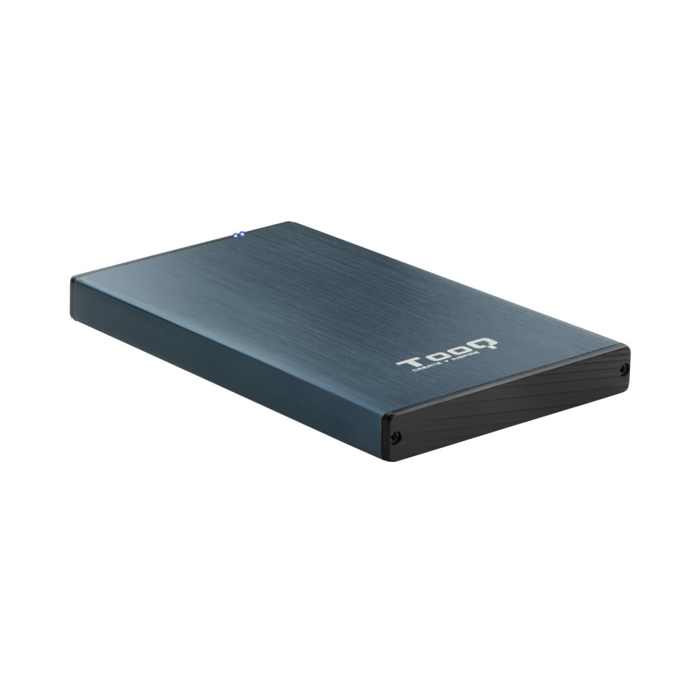 CAJA EXTERNA 2.5 TOOQ 95 MM SATA USB 3.0 3.1 GEN1 AZUL PACIFICO TOOQ TQE-2527PB