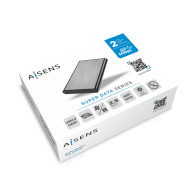 CAJA EXTERNA 2.5 9.5MM SATA A USB 3.0 USB3.1 GEN1 GRIS AISENS ASE-2525GR