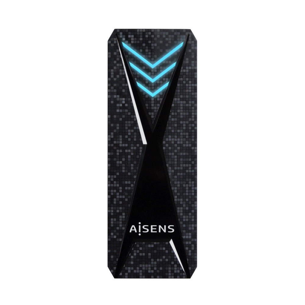 CAJA EXTERNA M.2 (NGFF) GAMING NVMe A USB3.2 GEN2 NEGRA AISENS ASM2-RGB013B