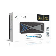 CAJA EXTERNA M.2 (NGFF) GAMING NVMe A USB3.2 GEN2 NEGRA AISENS ASM2-RGB013B