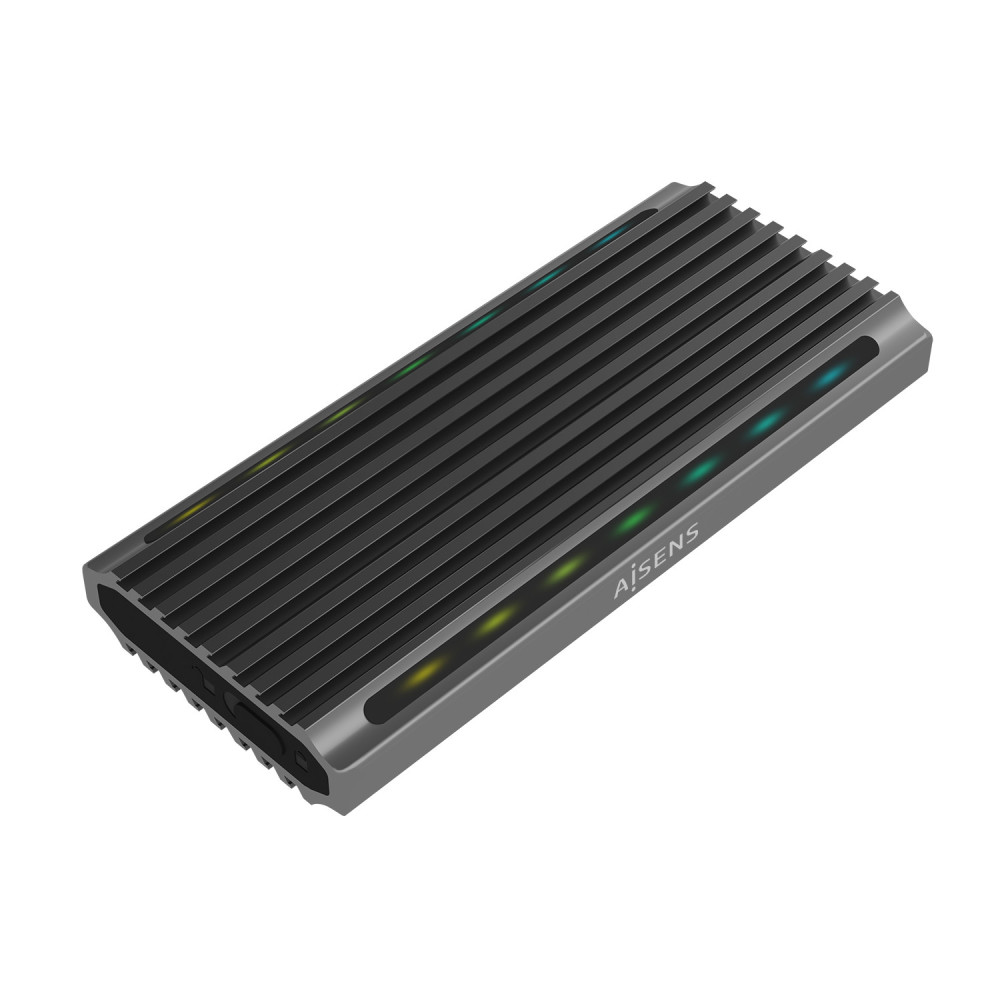 CAJA EXTERNA M.2 ASM2-RGB011GR SATA-NVME USB3.1 GEN2 GRIS AISENS ASM2-RGB011GR