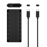 CAJA EXTERNA M.2 ASM2-RGB011GR SATA-NVME USB3.1 GEN2 NEGRA AISENS ASM2-RGB012B