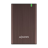 CAJA EXTERNA 2.5 ASE-2525BWN 9.5MM SATA A USB3.1 GEN1 MARRON AISENS ASE-2525BWN