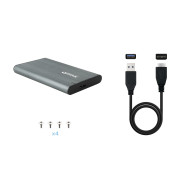 CAJA EXTERNA 2.5 TOOQ SATA USB3.1 GEN1 GRIS TQE-2503G