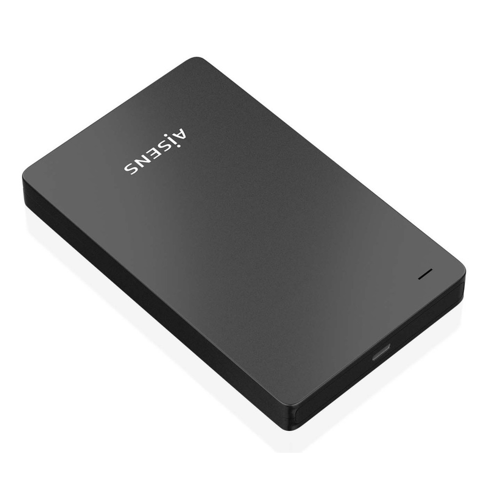 CAJA EXTERNA 2.5 9.5MM SATA A USB-C USB3.1 GEN1 NEGRA AISENS ASE-2542B