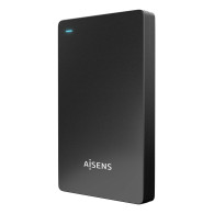 CAJA EXTERNA 2.5 9.5MM SATA A USB-C USB3.1 GEN1 NEGRA AISENS ASE-2542B