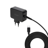 CARGADOR PORTATIL 65W TOOQ GAN USB-C PD NEGRO TQLC-USBCGAN65PD