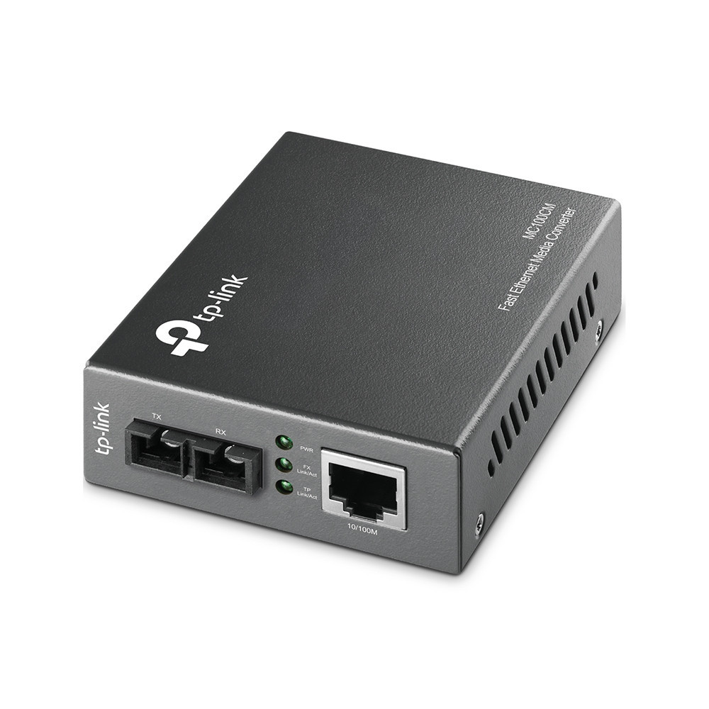 CONVERTIDOR RJ45 A 10 100MBPS TP-LINK FIBRA MULTIMOD MC100CM