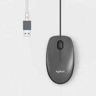 RATON LOGITECH USB M100 BLACK 910-006652