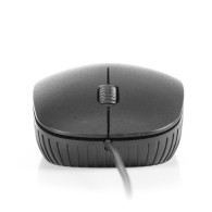 RATON NGS USB OPTICAL WIRED MOUSE FLAME BLACK