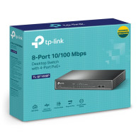 SWITCH TP-LINK 8P 10 100 4P PoE TL-SF1008P