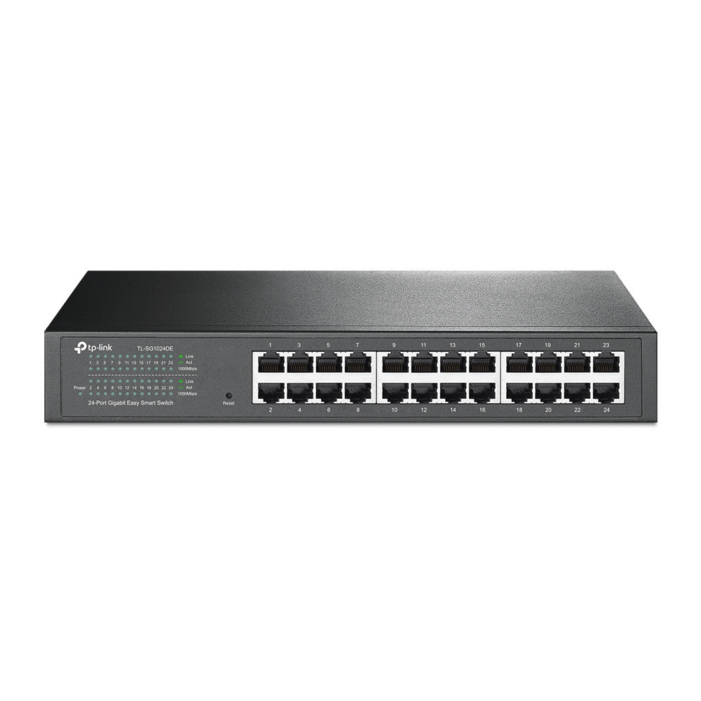 SWITCH TP-LINK 24P TL-SG1024DE 10 100 1000 RACK 19