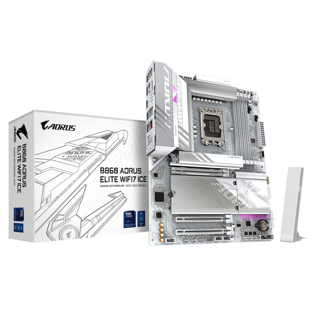 PB S1851 GIGABYTE B860 A ELITE WF7 ICE 4DDR5 4SATA6 M2 HDMI DP ATX