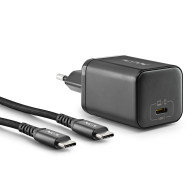 CARGADOR NGS DE PARED ULTRARRAPIDO DE 65W SALIDA USB-C Y CABLE USB-C A USB-C