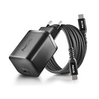 CARGADOR NGS DE PARED ULTRARRAPIDO DE 65W SALIDA USB-C Y CABLE USB-C A USB-C
