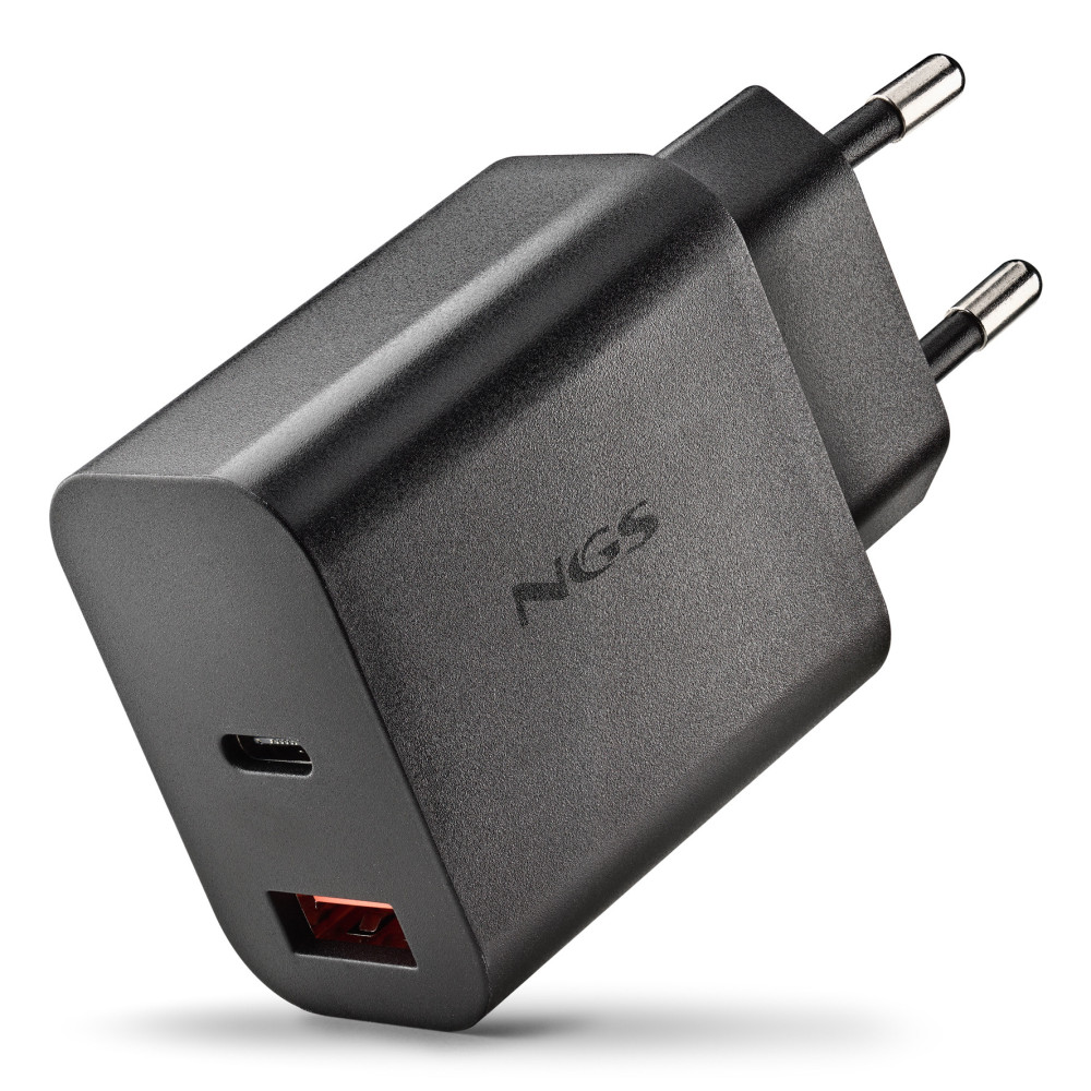 CARGADOR NGS DE PARED ULTRARRAPIDO DE 20W CON 2 PUERTOS USB-C + USB-A