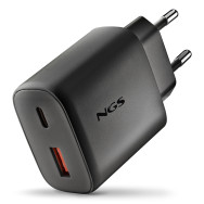 CARGADOR NGS DE PARED ULTRARRAPIDO DE 45W CON 2 PUERTOS USB-C + USB-A