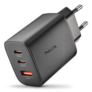 CARGADOR NGS DE PARED ULTRARRAPIDO DE 65W CON 3 PUERTOS 2USB-C + USB-A