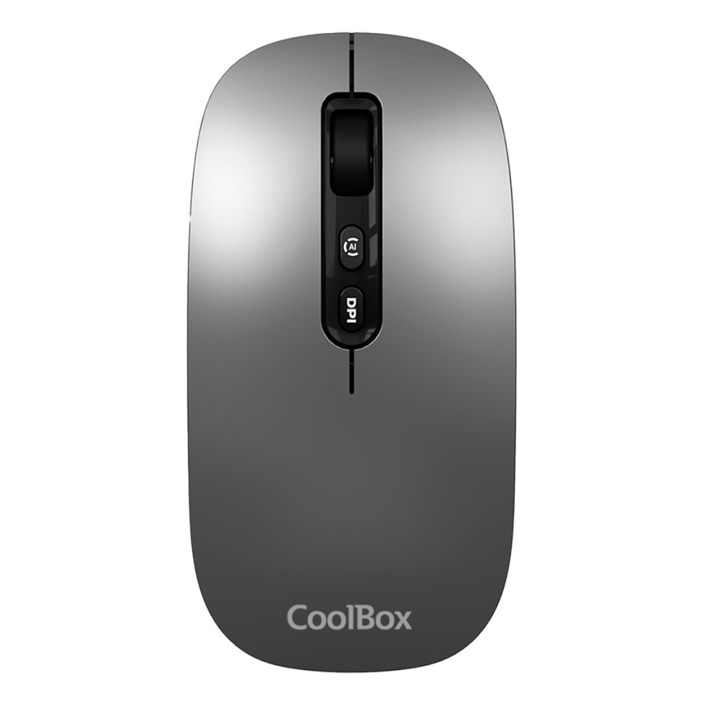 RATON COOLBOX INALAMBRICO W02 IA WHITE RECARGABLE TIPO-C MULTIDISPOSITIVO USB