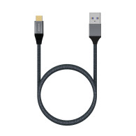 CABLE USB 3.1 GEN2 ALUMINIO 10GBPS 3A TIPO USB-CM-AM GRIS 2.0M AISENS A107-0633