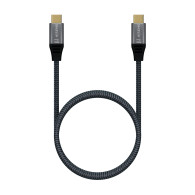 CABLE USB 3.2 GEN2x2 20GBPS 100W E-MARK USB-CM-USB-CM GRIS 0.6M AISENS A107-0670