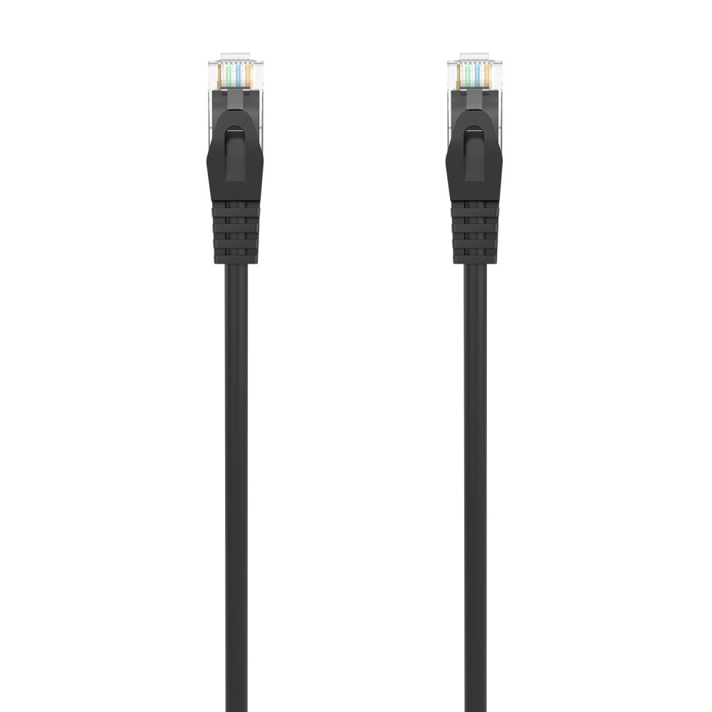 CABLE RED LATIGUI. RJ45 LSZH CAT.6A 500 MHZ UTP AWG24 NEGRO 0.5M AISEN A145-0586
