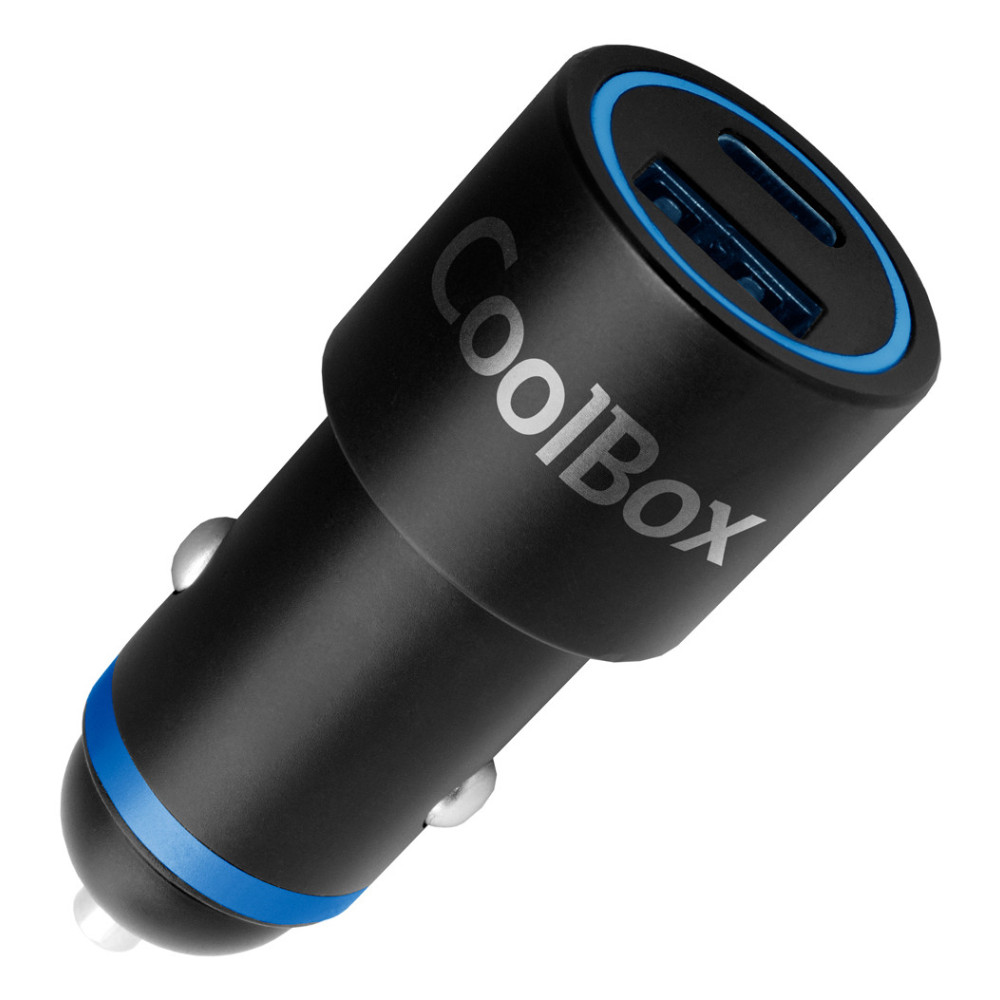 CARGADOR USB COOLBOX COCHE 48W USB-A USB-C COO-CUC-48CA