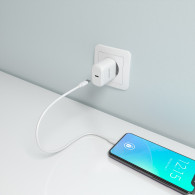 CARGADOR GaN 30W 1xUSB-C PD3.0 BLANCO AISENS A110-0975