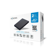 CAJA EXTERNA 2.5 AISENS SATA 9.5mm A USB 3.0 3.1 GEN1 NEGRA ASE-2530B