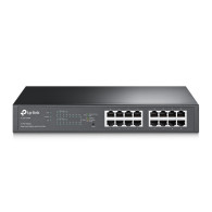 SWITCH TP-LINK 16P 8X10 100 1000(PoE)+ 8x10 10 1000 RACK TL-SG1016PE