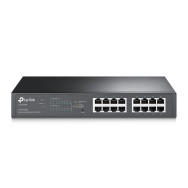 SWITCH TP-LINK 16P 8X10 100 1000(PoE)+ 8x10 10 1000 RACK TL-SG1016PE