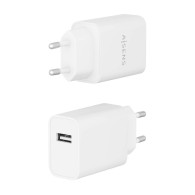 CARGADOR USB 10W ALTA EFICIENCIA 5V2A BLANCO AISENS A110-0853