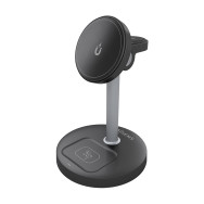 CARGADOR INALAM 3 EN 1 MOVIL APPLE WATCH AURICULA NEGRO AISENS ASCH-15W3WC066-BK