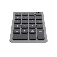 TECLADO NUMERICO INALAMBRICO TRUST XALAS PLATA