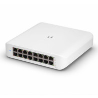 SWITCH UBIQUITI 16P USW-LITE-16-POE UNIFI SWITCH 16 (8GBEPOE+ 8GBE) POE+ 45W