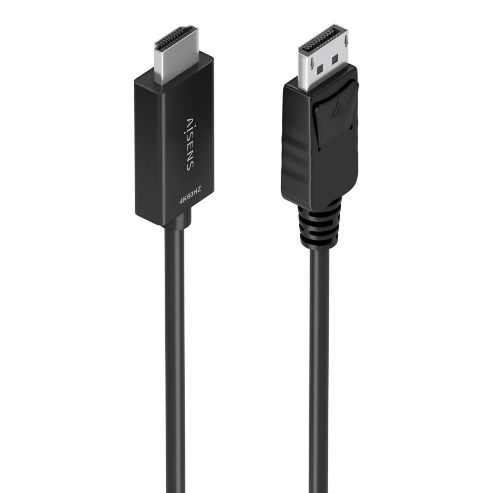 CABLE CONVERSOR DISPLAYPORT A HDMI 4K60HZ DPM-HDMIM NEGRO 1.5M AISENS A125-0893